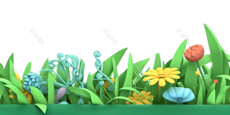 叶子图片,卡通元素,清新PNG,夏天免抠素材